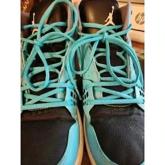 Nike Air Jordan 1 Flight High Tops 372704-409 Men's Basketball Shoes Sz 9 NiceB7 - Picture 10 of 10